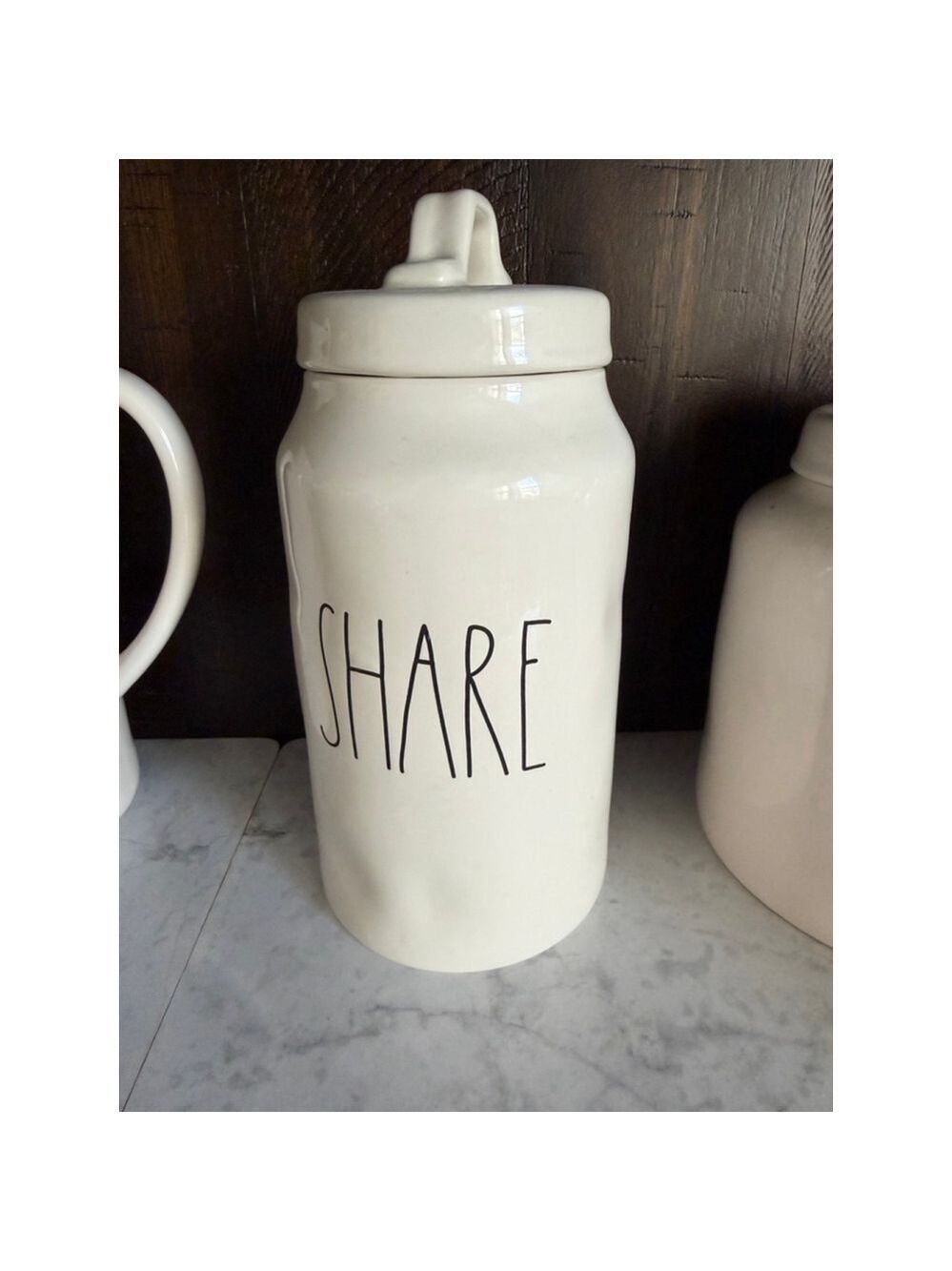 Rae Dunn White "SHARE" Food Storage Canister One Size